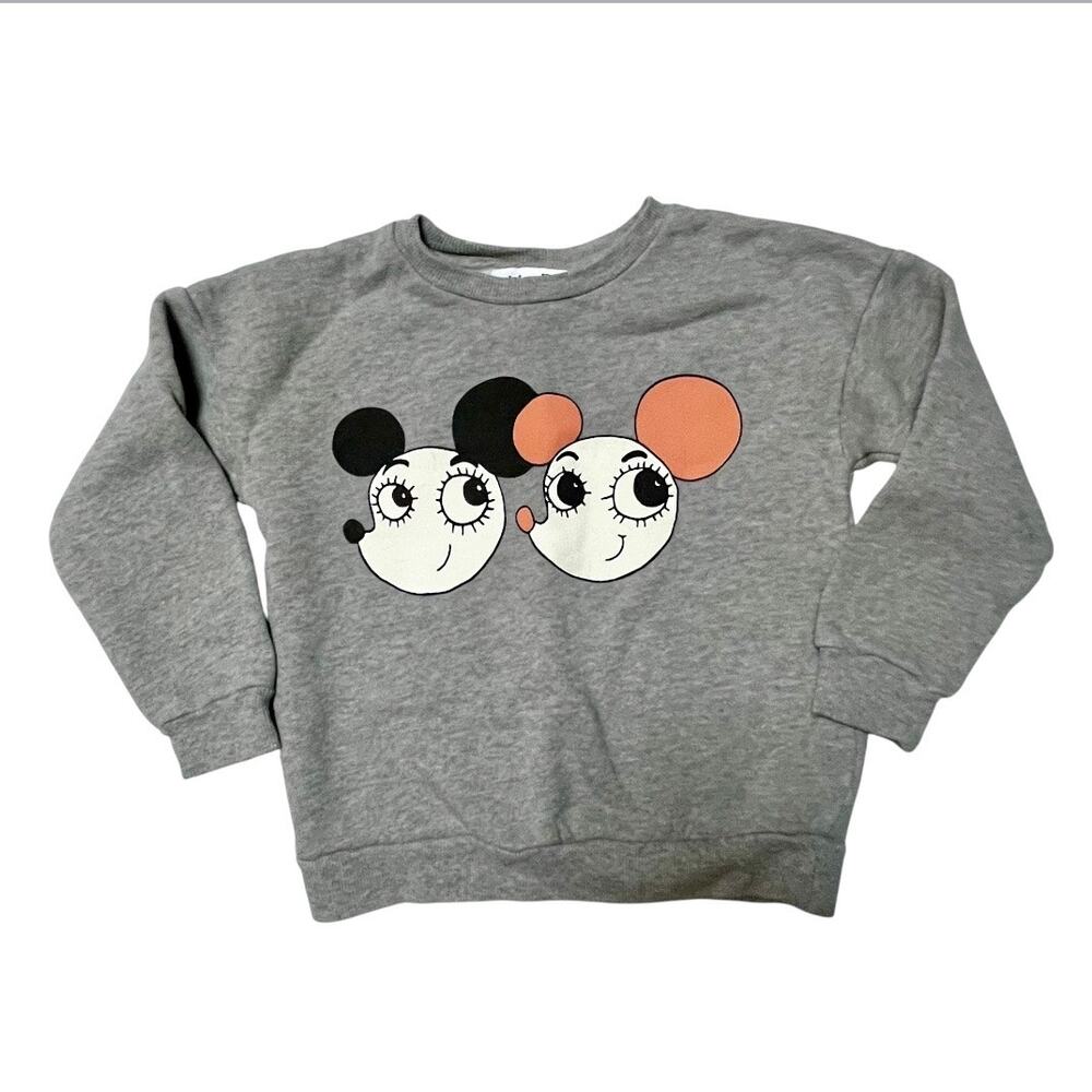 Mini Rodini Organic Cotton Ritzratz Sweatshirt Size 3-5